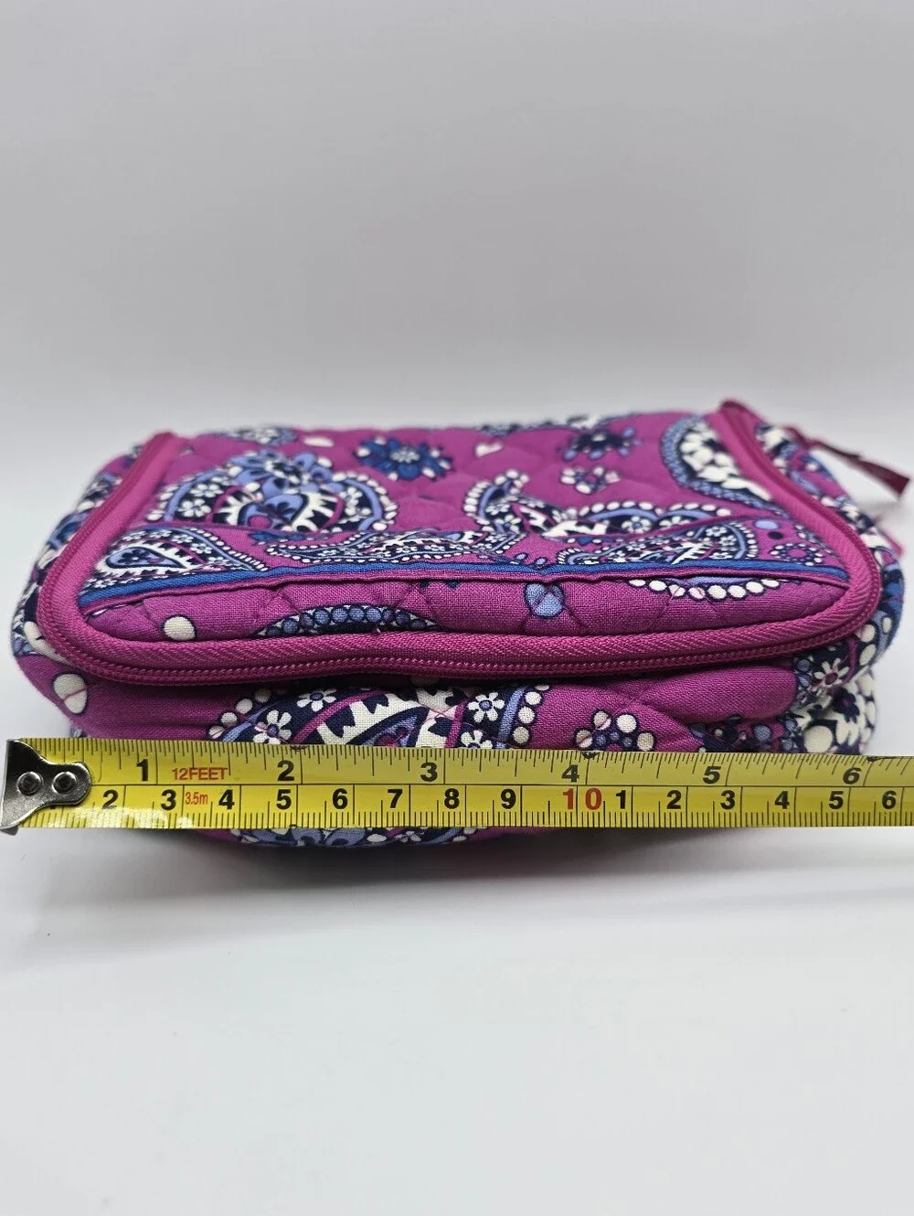 Vera Bradley Boysenberry Mini Hanging Travel Organizer Cosmetic Toiletry Bag